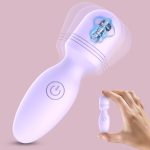 Mini Powerful Handheld Clit Clitoris Stimulation Adult Personal Silicone Sex Toy Vibrator Rod Av Wand Massager for Women Female - 图片 3
