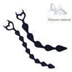 Silicone Anal Beads Stimulator Anus Plugs Smooth Vagina Produtos Eroticos Anale Homme Anal Plug Beads - 图片 3