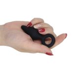 Waterproof Black Silicone Anal Plug for Beginner - 图片 3