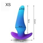 4 Size Silicone Anal Plug Set Male Prostate Massager Anal Butt Plug Set for Female Adult Erotic Toy Anal - 图片 3