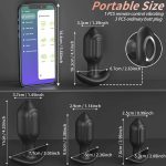 4PCS Vibrating Anal Plug Training Kit Long Distance APP Control Silicone Butt Plug Prostate Massager Anal Vibrator for Men Women - 图片 3