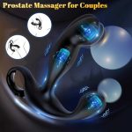 OEM APP Remote Control Wave Motion Vibrating Male Prostate Massager Anal Vibrator Anal Butt Plug Adult Sex Toy - 图片 3