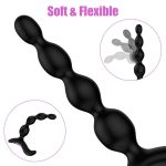 OEM Male Prostate Massager Adult Sex Toys Anal Vaginal Beads Vibrator Silicone Vibrating G-Spot Anal Butt Plug - 图片 3