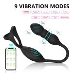 OEM 3 in 1 Thrusting Anal Beads Remote Control Anal Butt Plug Adult Toys Vibrator for Men Couple Pleasure Anal Plug Male Sex Toy - 图片 3