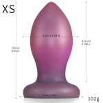 OEM Heart-Shape Anal Plug Sex Toys for Men & Women Diamond Back Court Anal Expander Adult Products for Sex - 图片 3