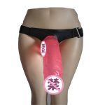 Wholesale Super Big Crystal Transparent Dildos Wearable Penis Suction Cup Anal Plug Lesbian Toys - 图片 3