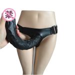 Simulation Wearing Penis Super Thick Super Long Penis Female Masturbation Giant Root Pull Insert Inverted Model Lengthened Male - 图片 3