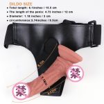 New Arrival Real Skin Feeling Dildo Realistic Liquid Silicone Mini Size Hollow Strap on Panty Dildo for Women Lesbian Couples - 图片 3