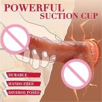 USB Recharging Soft Silicone Dildo Vibrator 360 Degree Rotating Heating Vibrating Dildo Machine Thrusting Dildo for Female Sex - 图片 3