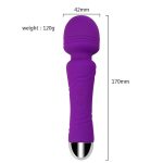 New Arrival Rechargeable Vibration Massage Wand Vibrator Clitoris Stimulating Vibrator for Virgin Masturbation - 图片 3