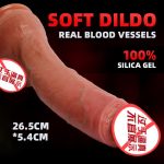 Factory Price Wholesale Sex Shop Products Liquid Silicone Huge Dildo Realistic Big Dildos for Women Sliding - 图片 3