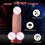 Big Thick Dildo Sex Toys Huge Realistic Dildos Penis with Strong Suction Cup Silicone G-spot Masturbator for Women and Couple - 图片 3