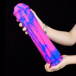 Colorful Animal Horse Donkey Penis Thick Long Huge Big XXXL Dildo Dragon Monster Anal Plug Butt Plug for Men Gay Lesbian Sex Toy - 图片 3