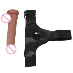 Silicone Dildo Hollow Wearing Leather Pants Men's Penis Enlargement and Thickening Masturbation Device Sex Toys Manufacturers - 图片 3