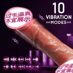 Remote Control Liquid Silicone Dildo Artificial Penis Realistic Dildo Sex Toy Lifelike Big Size Large Xtoy Dildo for Woman - 图片 3
