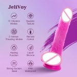 Lifelike Remote Control Warming Moving Realistic Silicone Dildo Heating Function Automatic Thrusting Dildo Vibrator for Women - 图片 3