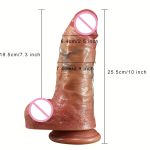 Dildo G Spot Vibrator for Women Silicone Waterproof Dildo G Spot Vibrator Female - 图片 3
