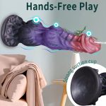 Large Dog Knot Ejaculating Dildo With Suction Cup Spray Function Silicone Animal Dildos Squirting Penis Sex Toys for Women Men - 图片 3