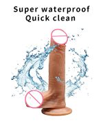 Wholesale Price RealisticFemale Masturbator Artificial Rubber Penis Penis Dildo Vibrator Woman Sex Toys Dildos - 图片 3