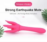 Octopus Shape Electric Head Massager Octopus Scalp Stress Relax Soft Finger Gripper Claw Electronic Vibrator for Head Breast Sex - 图片 3