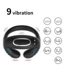 Male Penis Ring Penis Vibrator Anal Massager Sex Toys for Men Masturbator Ejaculation Delay Cock Ring Sex Vibrator - 图片 3