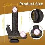 Sex Toy Remote Control Silicone Dildo Strong Suction Cup Realistic Thrusting Dildo Vibrator for Women - 图片 3