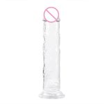 OEM High Quality Large Manual Penis Sucker Sex Toys Curved Penis Masturbation Penis for Woman Anal Expansion Plug - 图片 3