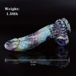 OEM Huge Dildo Thick Fantasy Dildo Giant Monster Dildo with Eye-Shaped Testis - 图片 3