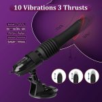 Female Masturbation Remote Control G-spot Thrusting Dildo Vibrator Automatic Stretching Sex Machine Sex Toy for Women Orgasm - 图片 4