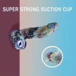 OEM Huge Dildo Thick Fantasy Dildo Giant Monster Dildo with Eye-Shaped Testis - 图片 4