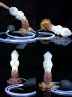 OEM Monster Squirting Silicone Ejaculating Dildo Adult Toys for Women Men with Knots Alien Fantasy Dildo - 图片 4
