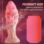 OEM InnAvation Customizable Soft Silicone Dildos Big Butt Plug Anal Prostate Massager Adult Sex Toy for Men Gay - 图片 4