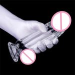 Transparent TPE Realistic Huge Artificial Penis for Women Wholesale Crystal Dildo With Discreet Packaging - 图片 4