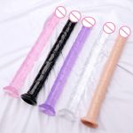 46mm Realistic Dildo Anal Sex Extremely Soft Dildo Soft Lifelike Beginner Sex Toy Jelly Dildo G Spot Adult Sex Toys for Women - 图片 4