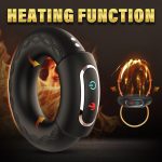 New APP Remote Control Waterproof Heating Vibration Lock Sperm Ring Men's Vibration Ring Backyard Adult Masturbator for Men - 图片 4