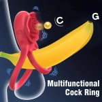 Factory Price Wholesale Toy Pleasure Couple Sharing Clitoral Stimulation Passion Lock Fine Ring Vibration - 图片 4