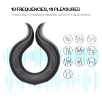 Adult Products Wholesale Rechargeable Silicone Vibrating Locking Sperm Ring Male Delayed Masturbator - 图片 4