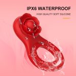 Male Masturbation APP Vibrator Couple Sharing Clitoral Stimulation Passion Lock Fine Ring Vibration for Men - 图片 4