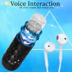 Diamond-Shaped Design Black Rotation Thrusting Automatic Electronic Masturbator Cup Male Masturbation for Man - 图片 4