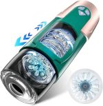 Amazon Hot Sale Fully Automatic Telescopic Rotary Sound Making Silicone Male Masturbator Cup Exercise Device Adult Sex Machine - 图片 4