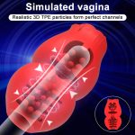 Hot Selling Male Sucking Masturbator Manual Vibrating Masturbation Cup Sex Machine for Rose Male Masturbation for Man - 图片 4