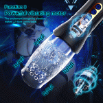 Rotating Sucking Vibrator Masturbator Cup Men Sex Toys Sex Penis Massage Male Masturbator Glans Vibrator Sex Toy for Men - 图片 4