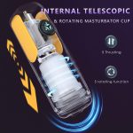 Powerful Factory OEM Automatic Telescopic Rotation Male Masturbator Cup Automatic Sex Toy for Man Adult Toys Sex Machine - 图片 4