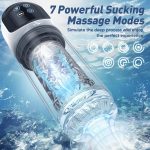 IPX7 Fully Waterproof LCD Display Sucking Rotating Thrusting Automatic Male Masturbator Cup Auto Man Stroke Machines for Men - 图片 4