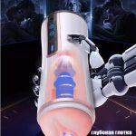Automatic Male Masturbator Cup Blow Job Sucking Vibration Real Vagina Pocket Pussy Penis Oral Sex Machine Toys for Man Adults - 图片 4