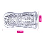 High Quality Multi Colors Hand Held Transparent Clear Masturbation Cup Sex Tool for Men Masturbator - 图片 4