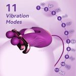 OEM Adjustable Rechargeable Nipple Vibrator 10 Mode USB Powered Dildo Adult Toys for Couples and Women - 图片 4