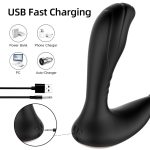Best Selling Anal Plug for Men Double Motor Telescopic Anal Plug Powerful Remote Control Prostate Massage - 图片 4