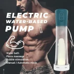 Wholesale OEM ODM Electric Auto Hydro Sex Toys Warm Water Enlargement Penis Pump for Male Men - 图片 4