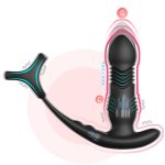 App Charging Telescopic Vibration Prostate Massager Wireless Remote Control Anal Plug G-spot Anal Stuff Adult Sex Products - 图片 4